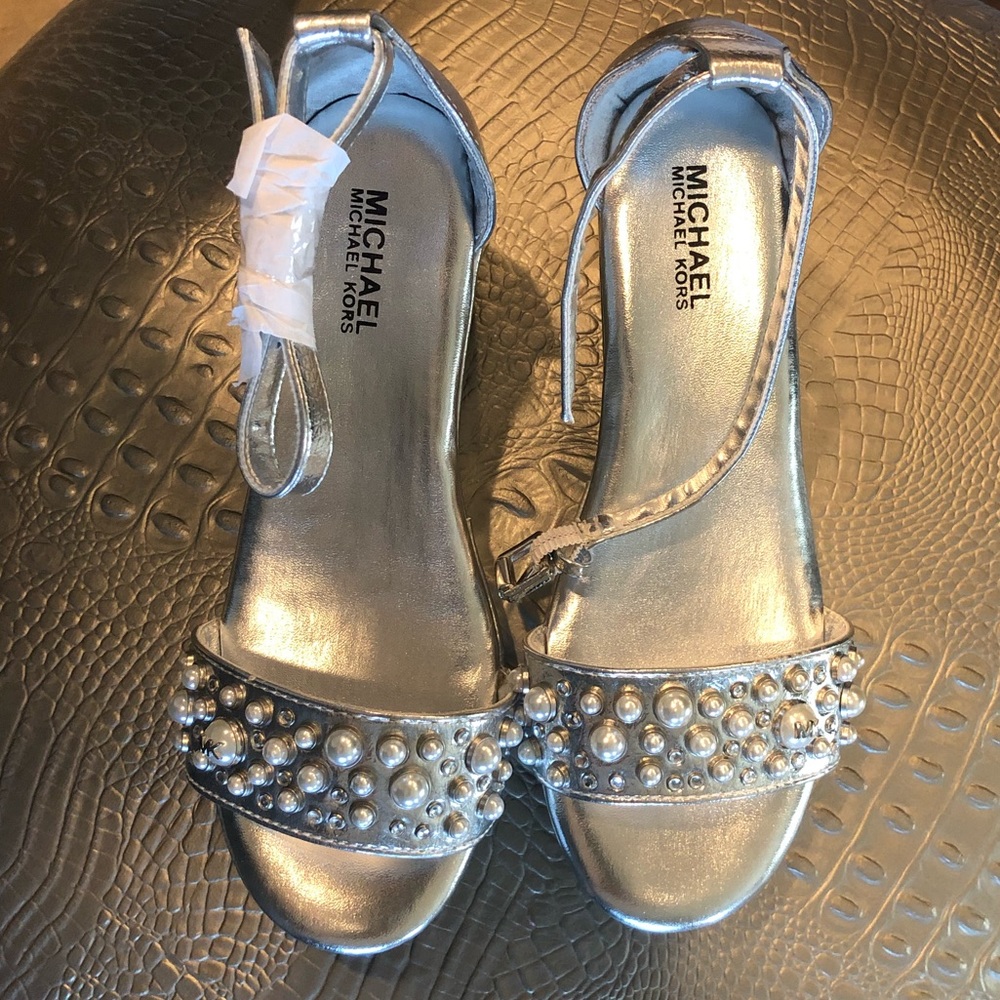 Michael Kors girls wedges size 13 brand new